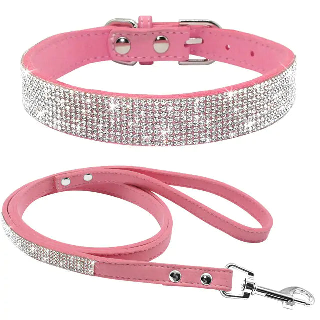 GlitterPaws - Premium Rhinestone Dog Collar