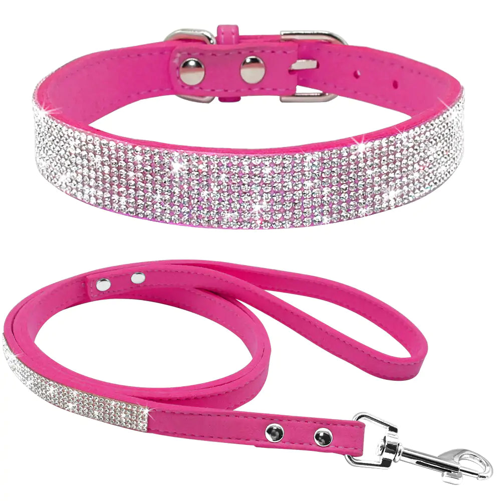 GlitterPaws - Premium Rhinestone Dog Collar