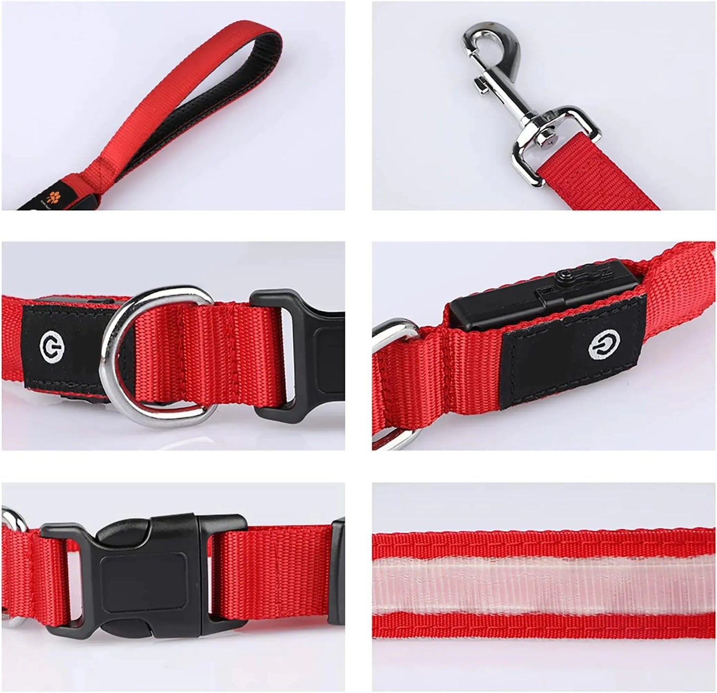 BrightPaws – LED Flashing Waterproof Dog Leash