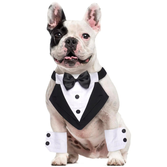 Pawman - Dog Tuxedo with Cuffs and Bowtie