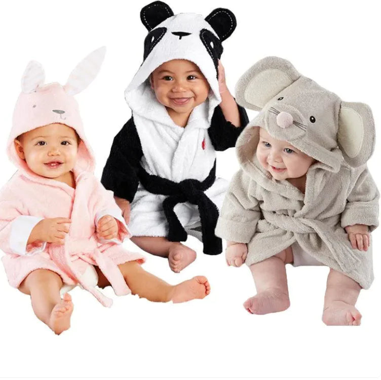 CuddleCritters - Cozy Infant Bathrobe