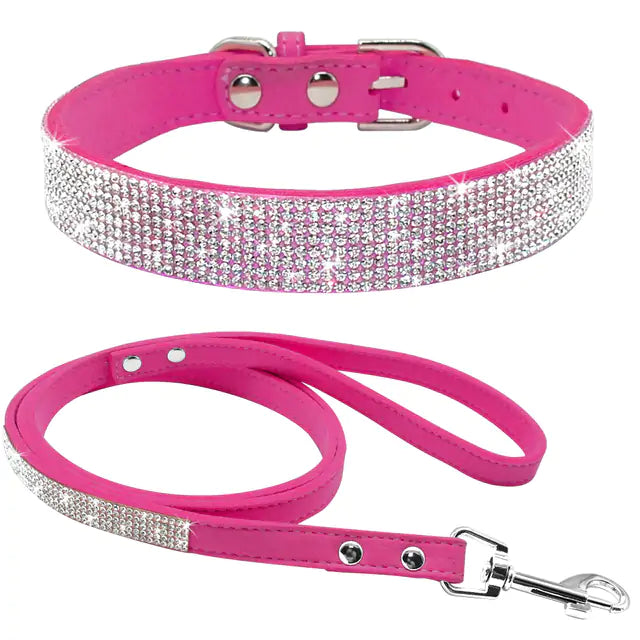 GlitterPaws - Premium Rhinestone Dog Collar