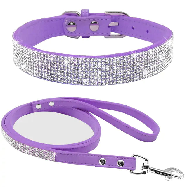 GlitterPaws - Premium Rhinestone Dog Collar