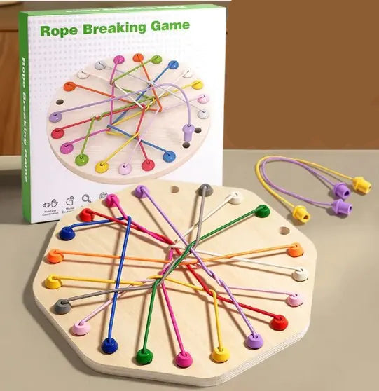 MindTwist - Wooden Rope Puzzle Toy