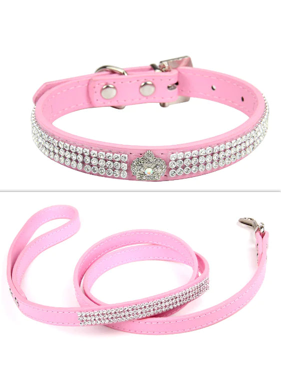 GlitterPaws - Premium Rhinestone Dog Collar