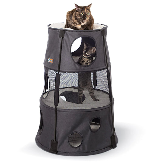 KittyHaven - 3-Level Cat Tower Tree Condo