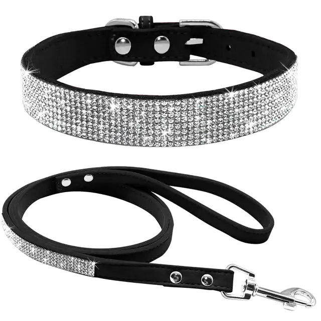 GlitterPaws - Premium Rhinestone Dog Collar