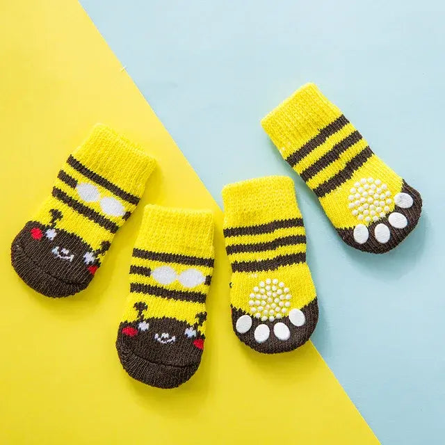PawsGrip - Anti-Slip Dog Socks Set