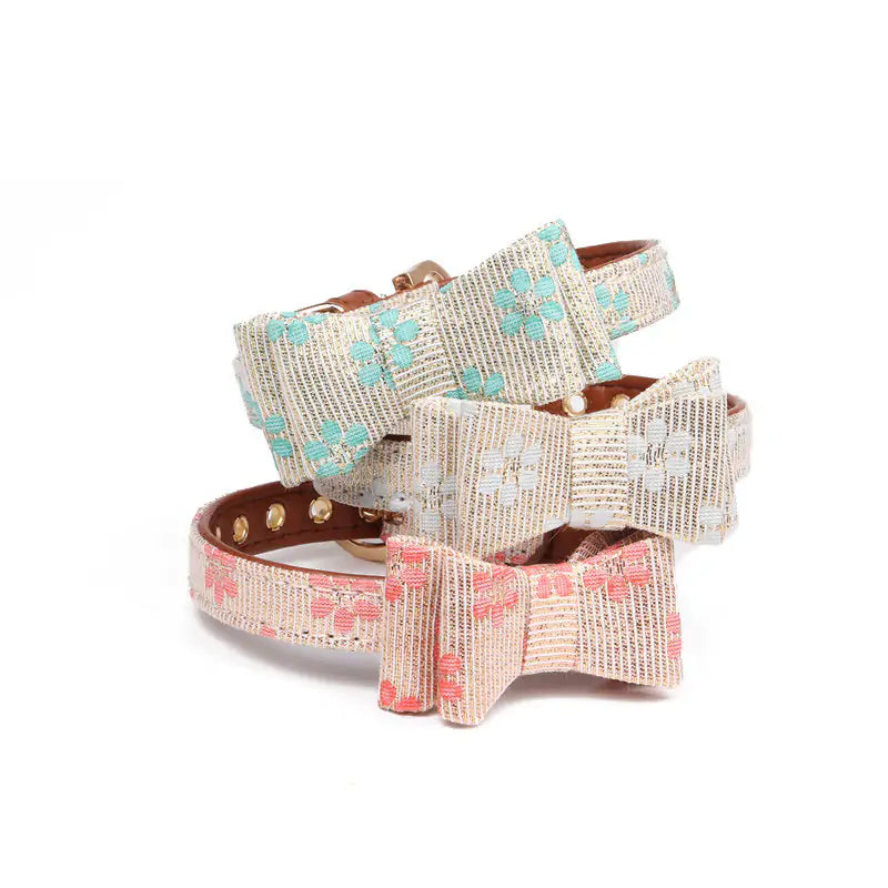 BowWow Charm - Cute Bowknot Pets Collars