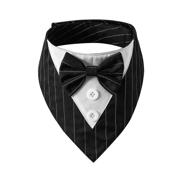 PawElegance - Formal Dog Tuxedo Bow Tie Bandana