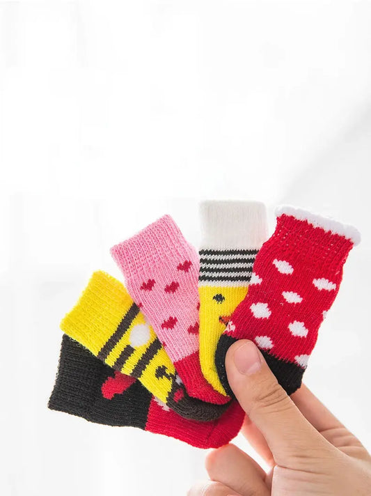 PawsGrip - Cute Anti-Slip Dog Socks Set