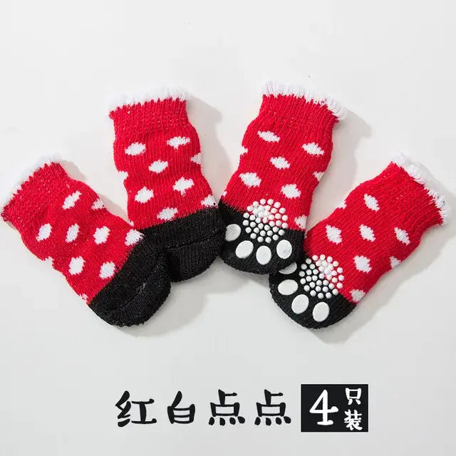 PawsGrip - Cute Anti-Slip Dog Socks Set