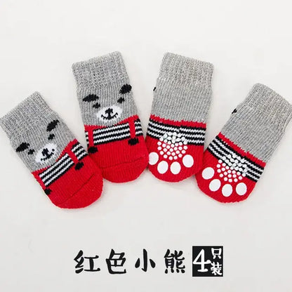 PawsGrip - Cute Anti-Slip Dog Socks Set