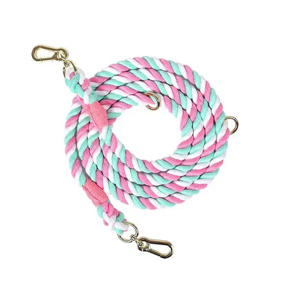 PawVibe - Braided Cotton Rope Dog Leash