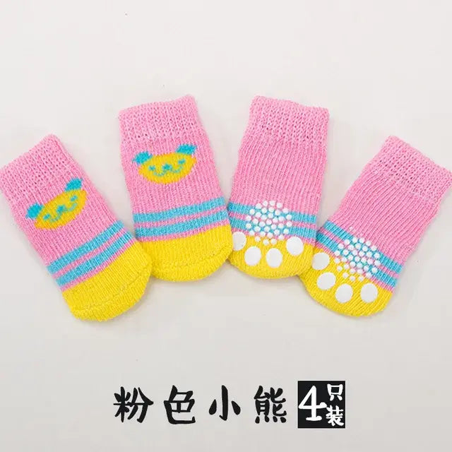 PawsGrip - Cute Anti-Slip Dog Socks Set