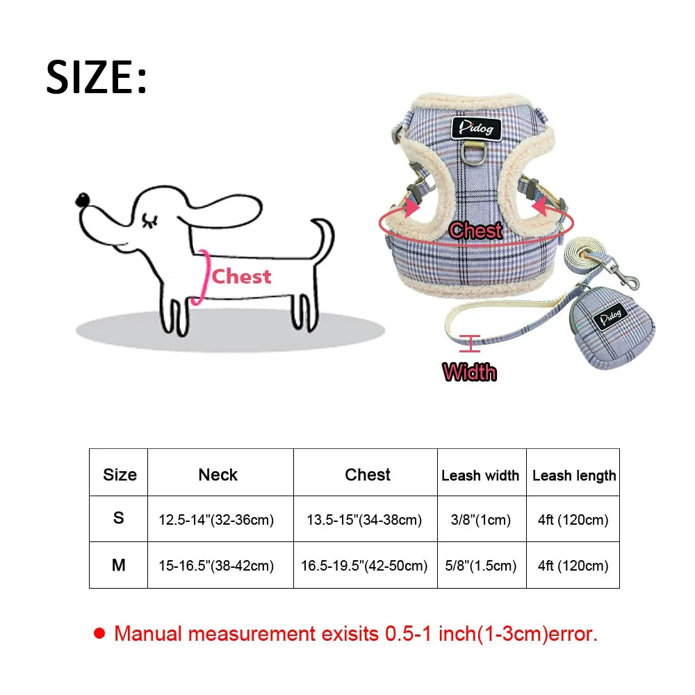 SafePaws - Adjustable Soft Harness Set For Pets