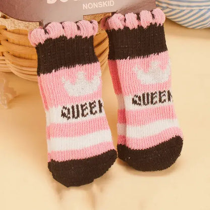 PawsGrip - Cute Anti-Slip Dog Socks Set