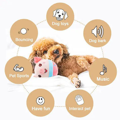 PouncePlay - Active Moving Plush Toy for Your Pets