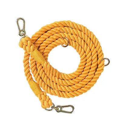 PawVibe - Braided Cotton Rope Dog Leash