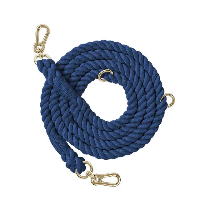 PawVibe - Braided Cotton Rope Dog Leash