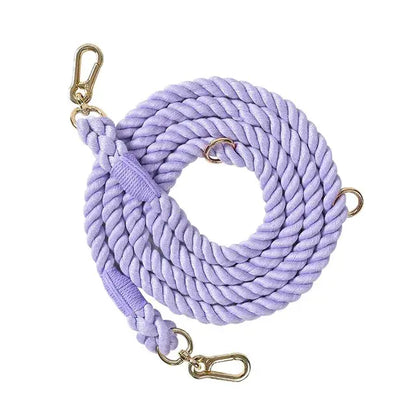 PawVibe - Braided Cotton Rope Dog Leash