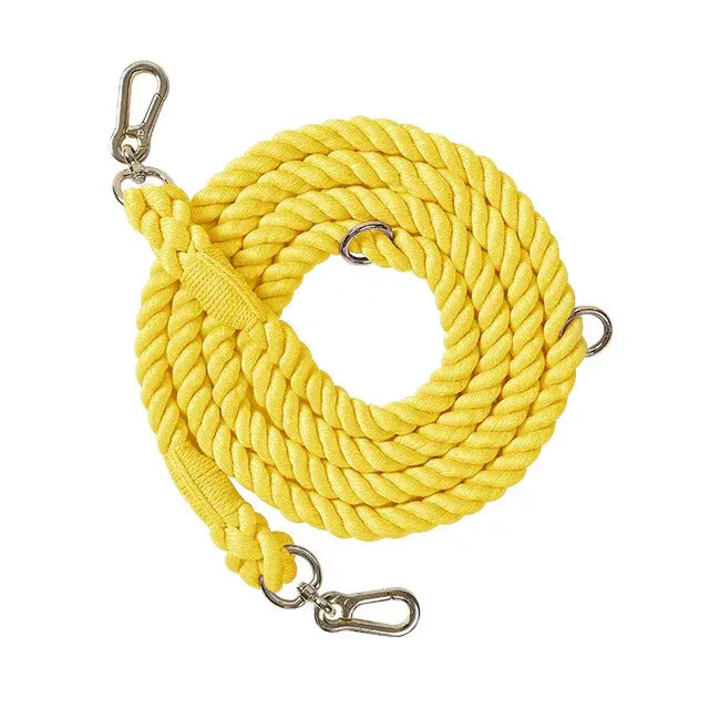 PawVibe - Braided Cotton Rope Dog Leash