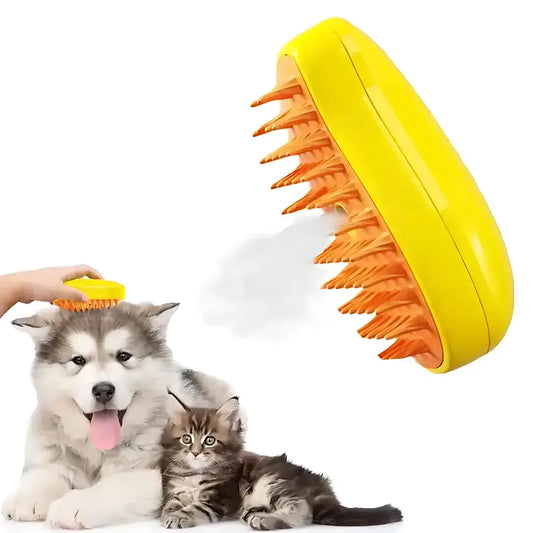 FurLux -  3-in-1 Steamer Grooming Brush