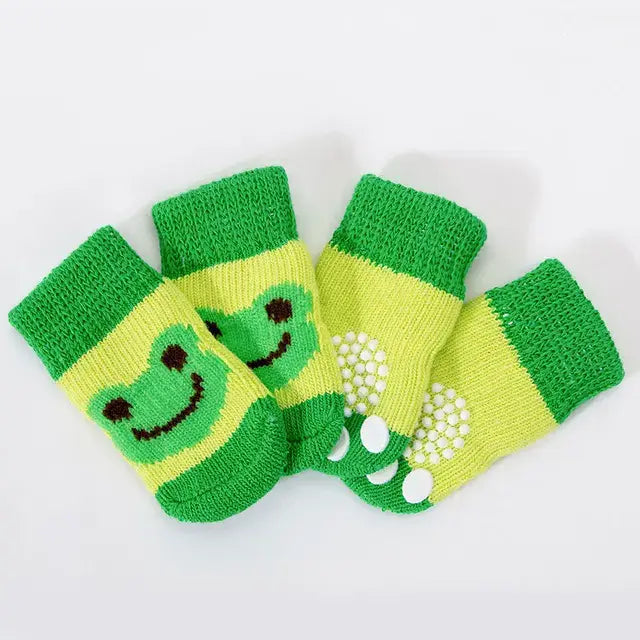 PawsGrip - Cute Anti-Slip Dog Socks Set