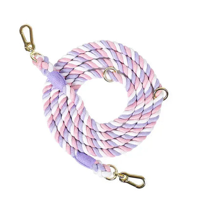 PawVibe - Braided Cotton Rope Dog Leash