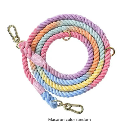 PawVibe - Braided Cotton Rope Dog Leash