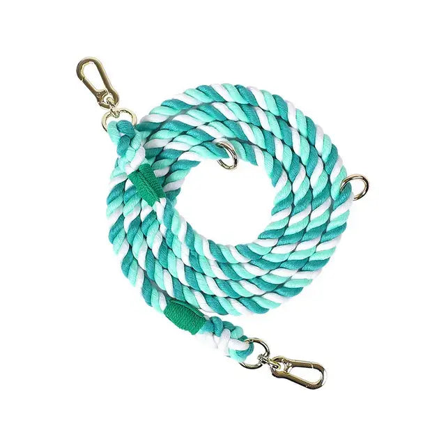 PawVibe - Braided Cotton Rope Dog Leash