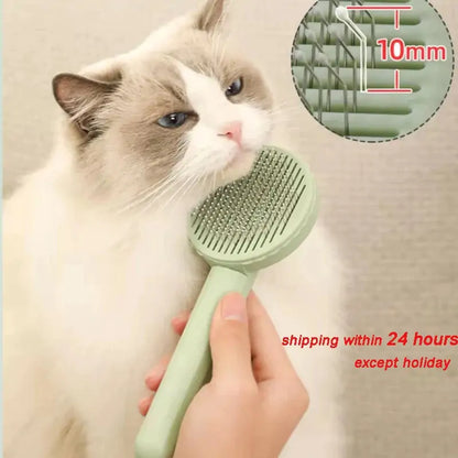 GroomGlide - One-Key Pet Hair Brush