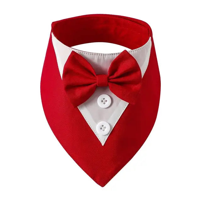 PawElegance - Formal Dog Tuxedo Bow Tie Bandana