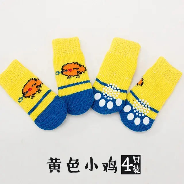 PawsGrip - Cute Anti-Slip Dog Socks Set