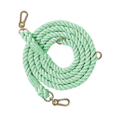 PawVibe - Braided Cotton Rope Dog Leash