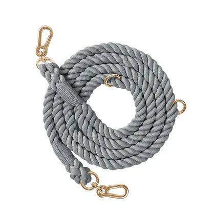 PawVibe - Braided Cotton Rope Dog Leash