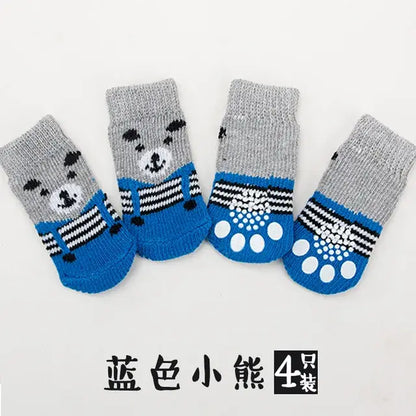 PawsGrip - Cute Anti-Slip Dog Socks Set