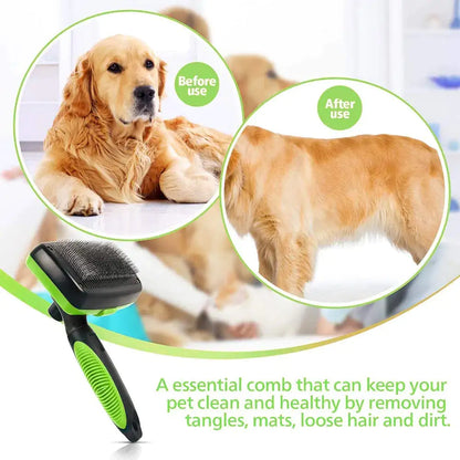 TangleTamer - Self Cleaning Dog Brush